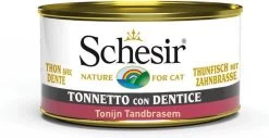 14x Schesir Kattenvoer Tonijn En Tandbrasem 85 Gr