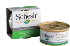 14x Schesir Kattenvoer Gekookte Kipfilet 85 Gr